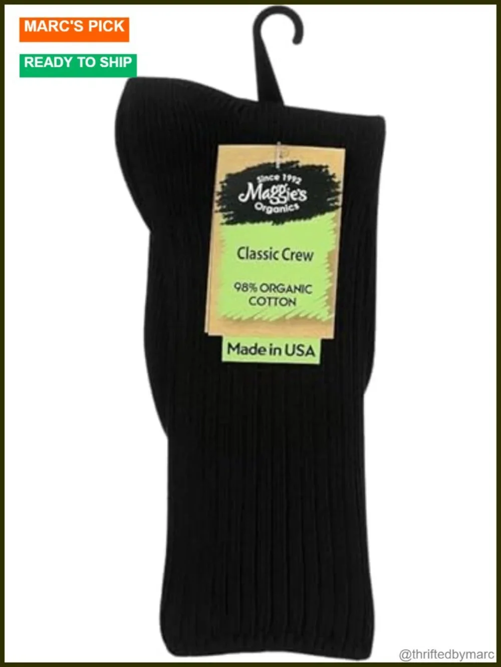Organic Cotton Crew Socks - Mid-Calf Athletic Socks for Active Lifestyle